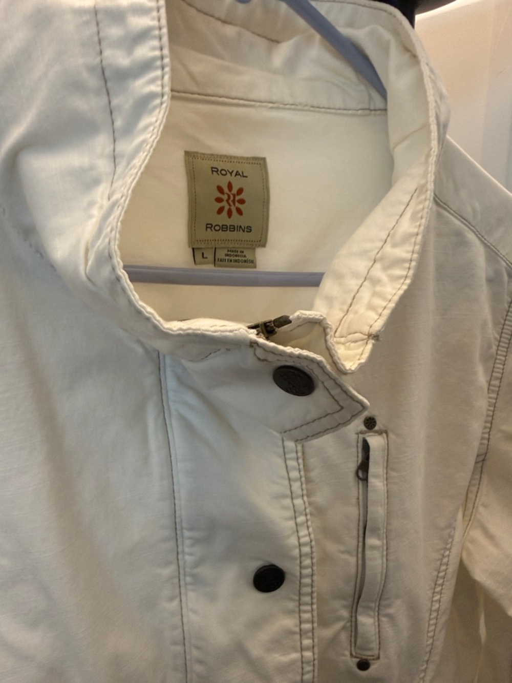 Royal Robbins Cream Utility-Style Jacket
